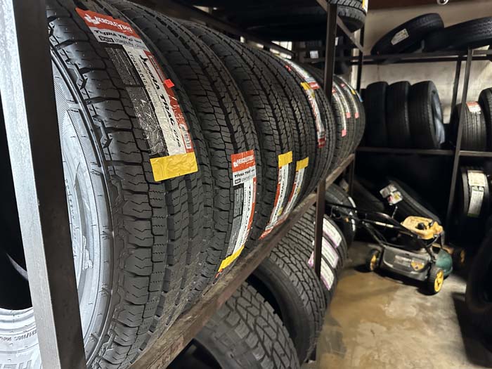 New tires selection at Lewisville store