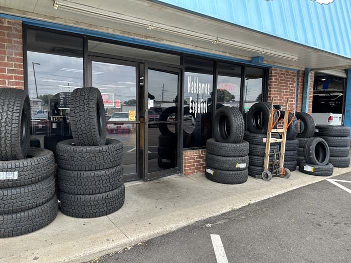 front of Hamm's Tires Lewisville store