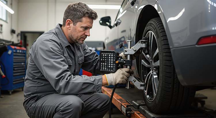 wheel alignment technician
