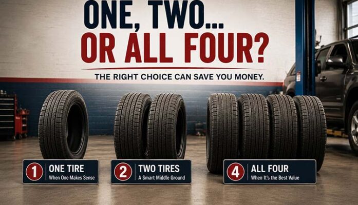 Do You Really Need Four New Tires? When Replacing Just One or Two Makes Sense